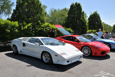 2010 Vintage Ferrari Event , 1980s Lamborghini Countach and 2003 Ferrari 360 Challenge Stradale (0577)