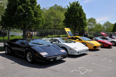 2011 Vintage Ferrari Event, 2 Lamborghini Countaches, a Gallardo and a Murcielago (8830)