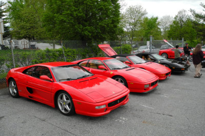 2016 Vintage Ferrari Event, 1990s Ferrari 355 GTB, foreground (0679)
