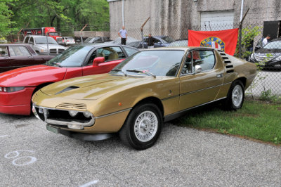 2019 Vintage Ferrari Event, 1970s Alfa Romeo Montreal, designed by Marcello Gandini. Credits: Miura, Countach, Stratos. (6147)