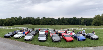(10) Porsche Heritage Concours & Tour (23 cars in each/28 Porsches total/39 people)