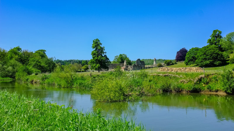 Kirkham Abbey and the River Derwent