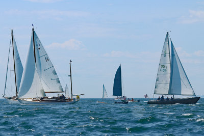 Multiple boats near Castine