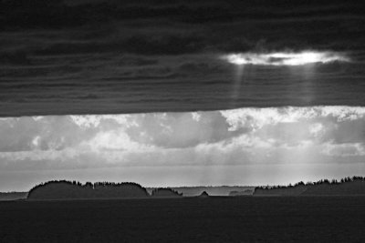 East bay from the narrows b and w