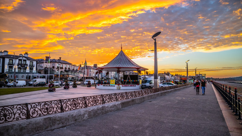 Sunset, Seaside, Bray, Ireland