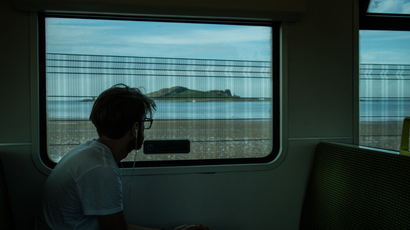 Man on a Train