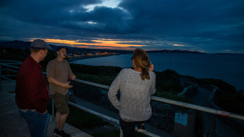 Bray Seaside View from Bray Head at night