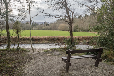 Bench with a view, Powerscourt, Enniskerry, Ireland