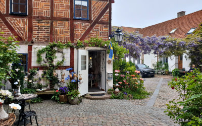 En bakgård i Ystad, min hemstad