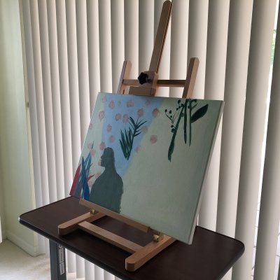 someone sent me a table easel