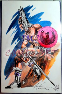6.	“Warlord” – 11x17 – Grell (P)/Milgrom (I)/Marcos (C) - Cover Rec …