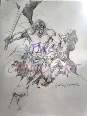 12. “Conan” – 11x14 – Rudy Nebres – Pencil …