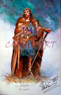 20.	 “Highlander” – 11x17 – Grell (P)/J.Leisten (I)/P.Marcos (C); Signed by Talent: ‘Adrian Paul                                