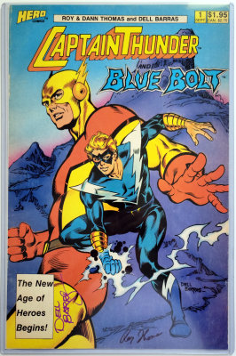 3a.   “Captain Thunder & Blue Bolt #1” (Published Cover)