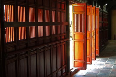 Doors at the Minh Mang temple