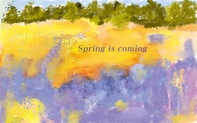 Spring is coming. 