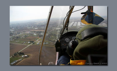 ..... A cold November day in  an open cockpit  Light Sport Aircraft