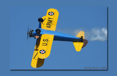 John Mohr in his (stock) 1943 PT-17 Stearman