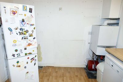 Kitchen at start of remodelling