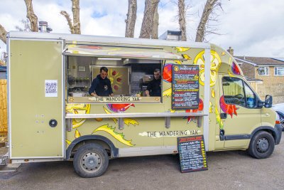 Wandering Yak food truck at the King Bill