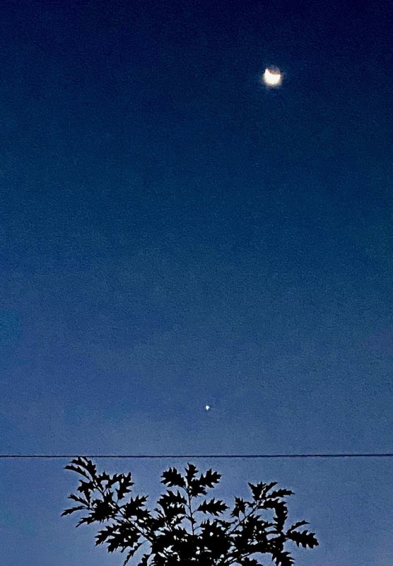 13 septembre 7h Lune et Vnus 
