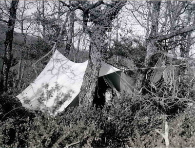 Camping au sommet de Sesto en 1960