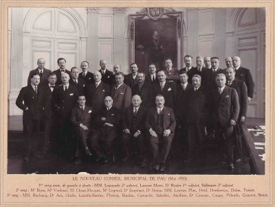 Conseil Municipal de Pau en 1935