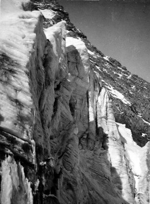 Séracs du glacier du Gabiétou aujourd'hui disparus