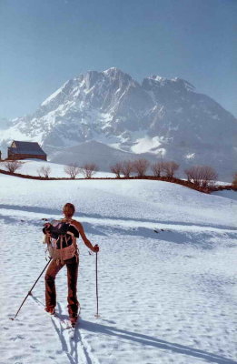 A ski sur le plateau de Lescun