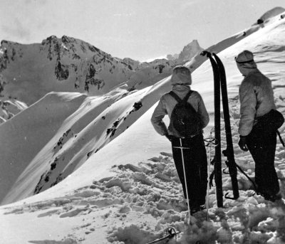 Ski de rando aux environs de Gourette