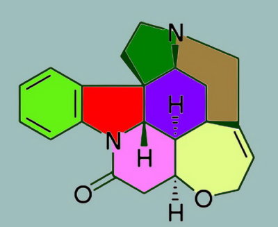 Molcule de strychnine