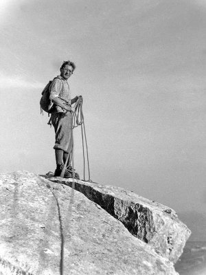 Robert Ollivier au sommet du Baou de St-Jeannet