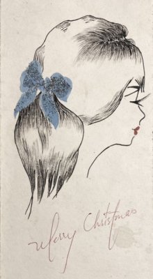 Carte de vœux envoyée de Saïgon par Thuy Tien en 1967