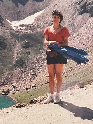 Michle au Pic du Midi dans les annes 70