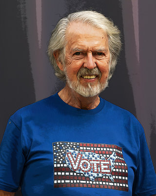 Walter in Vote T-shirt 10-7-20 (2) Cartoon from Photo w.jpg