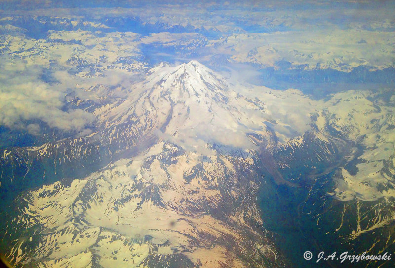 mountains west of Anchorage