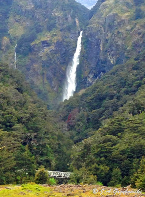 waterfall, Arthur's Pass