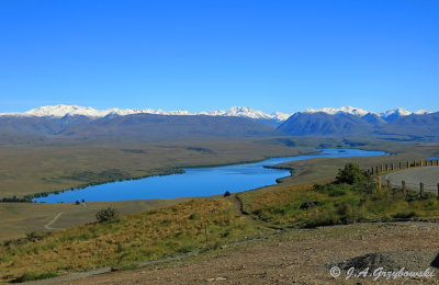 view from Mount John Observatory