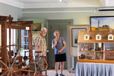 Aunt Liz and Guide - Highland House Museum.jpg