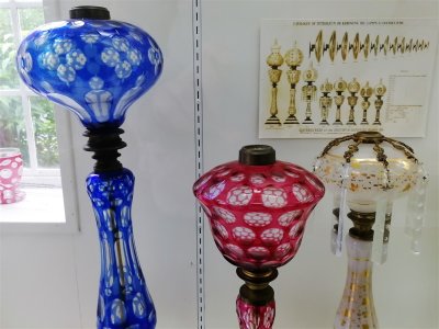 Cut Overlay Punty Font Glass Lamp - 1870s - Sandwich Glass Museum.jpg