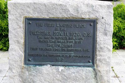 Plaque at Pilgrims' First Landing Park - Provincetown.jpg