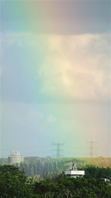 Regenboog boven Hengelo-Zuid / Rainbow