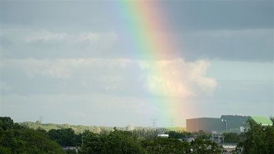 Regenboog boven Hengelo-Zuid / Rainbow