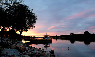 Avondlicht aan de Maas  bij Bliterswijck