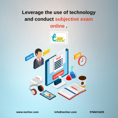 Leverage the use of technology and conduct subjective exam online ..png