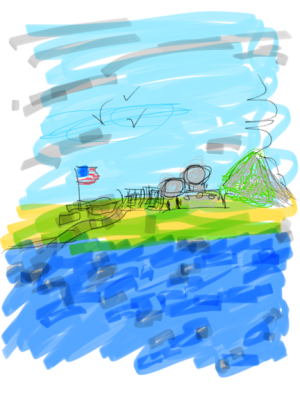 Just For Fun Sketch of Cold Bay AFS