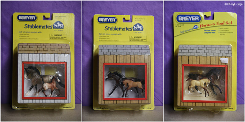 Breyer Stablemates horse and foal sets