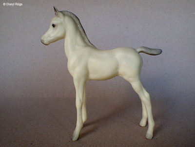 Breyer Proud Arabian foal - alabaster 1970s to early 80s