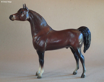 Breyer Proud Arabian stallion - mahogany bay 1970s