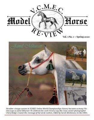 Jamil Mhuratt on the front cover of VCMEC Model Horse Re-View